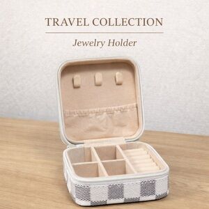 Travel Jewelry Holder Case – Compact Organizer Box